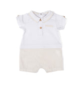 Baby boy half sleeve and short jumpsuit by Pomeplo